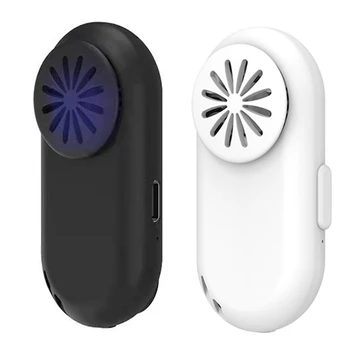 Nešiojamų Daugkartinio naudojimo Kaukė Clip-On Nešiojami Sporto Aušinimo Oro Filtro Tipas-C, UV-C Dezinfekavimo Lempos Išmetamųjų Mini Ventiliatorius
