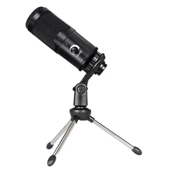 USB Mikrofono Kondensatoriaus Mikrofonas Su Trikojo K Dainą Įrašyti Balso Srautinės Transliacijos Ir Vaizdo įrašas
