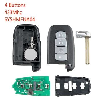 Automobilio Smart Remote Key 4 Mygtukai, Tinka Hyundai Kia 433Mhz Sy5Hmfna04