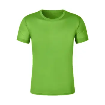Unisex marškinėliai Išnyks atsparus Išskirtinį Poliesterio Apvadu Quick Dry vientisos Spalvos Megztinis Top Marškinėliai vyriški Kvėpuojantis Sportinę aprangą