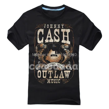 6 rūšių Derliaus Johnny cash rokeris Rokas Prekės marškinėliai naujas mma sporto Hardrock sunkiųjų Metalų 100%Medvilnės riedlentė streetwear